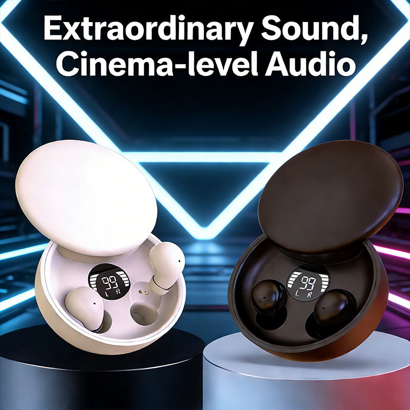 Bluetooth Headset On Ear - SK26 Bluetooth 5.3 Draadloze Oordopjes Kleine