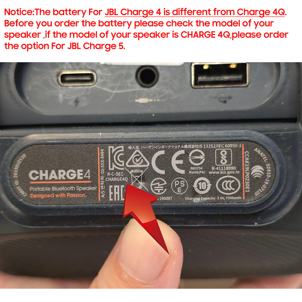 Vervangende batterij ID998 IY0 - Jbl Speaker Charge 5 recensie en prijs
